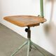 Chaise d'atelier industrielle verte, années 1950