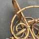 Rattan and cane rocking chair