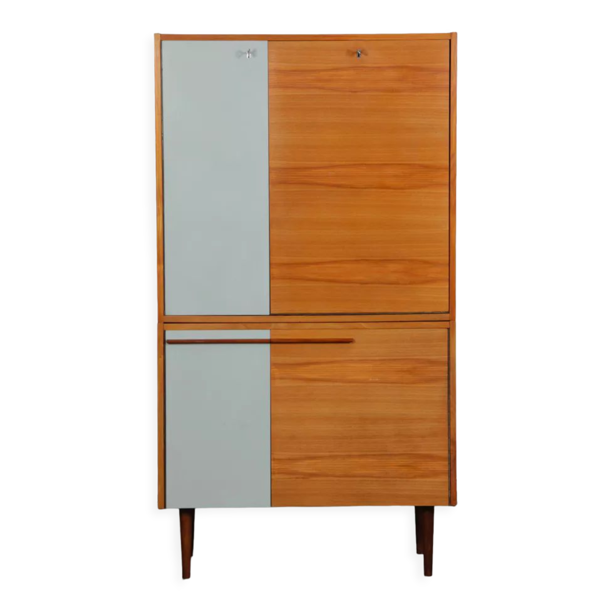Vintage wooden storage by UP Zavody, 1960