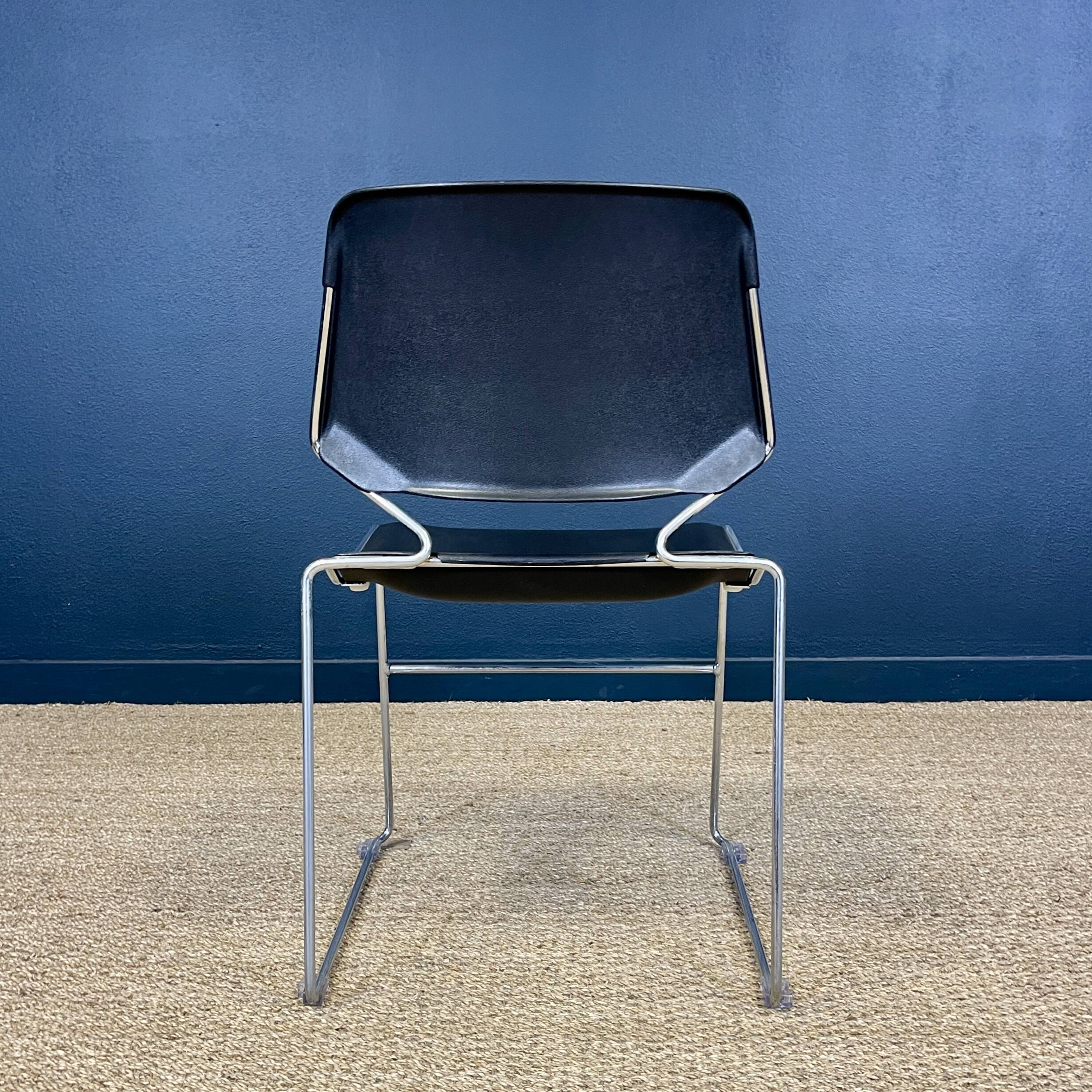 Set of 6 Matrix chairs by Tolleson for Krueger, 70s USA