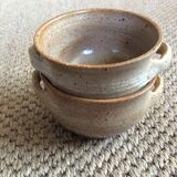 Set of 2 sandstone bowls