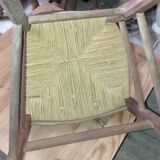 Chaise paillé ancienne