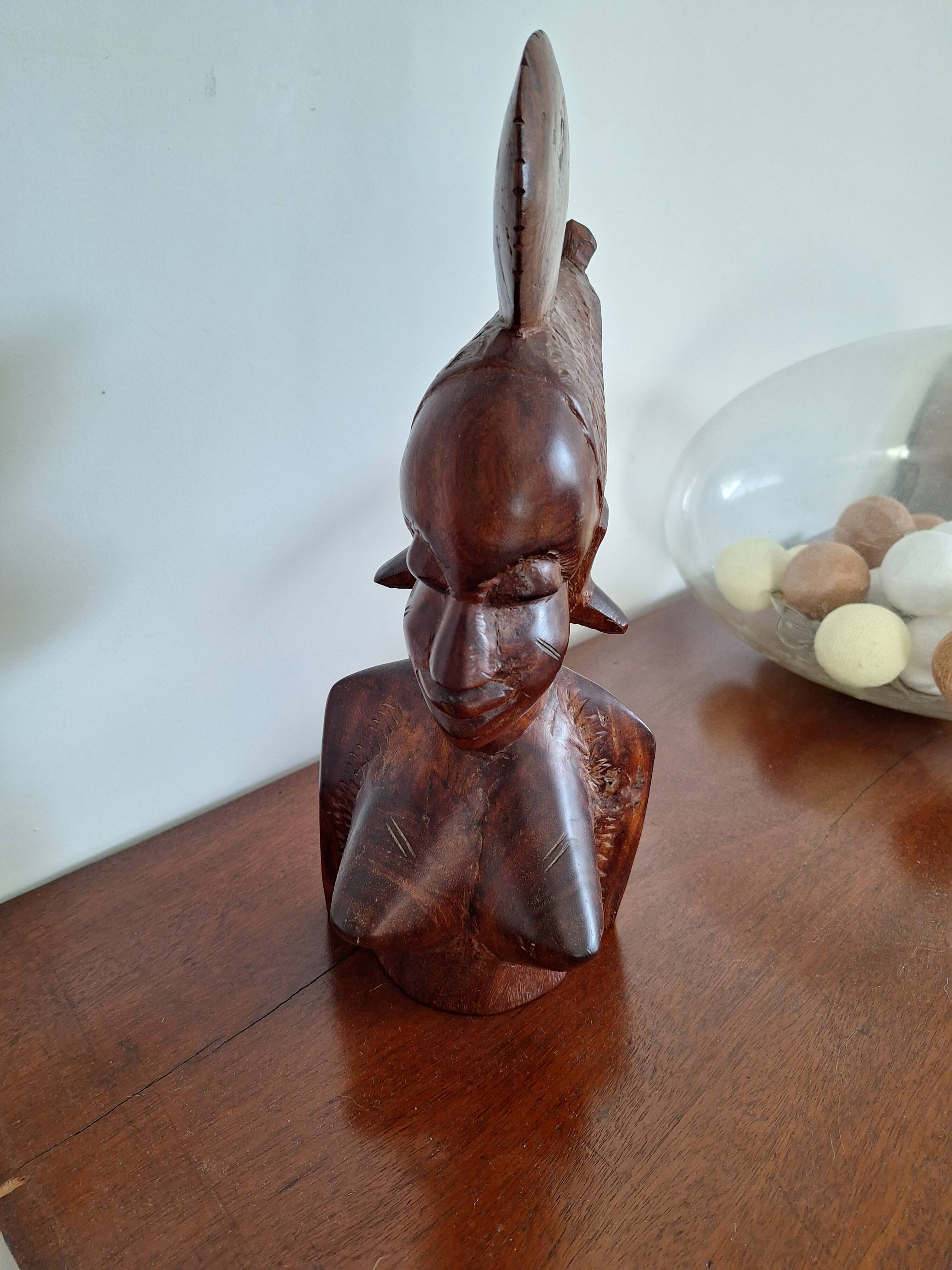 Vintage African bust