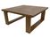 Vintage coffee table pinewood minimalist 1970s design