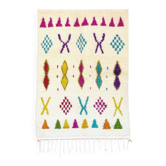 Beni Ouarain Berber Rug • Colorful Geometric Patterns