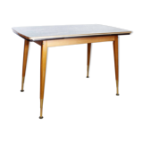 Table with compass feet from the 70s with "rise and fall" system