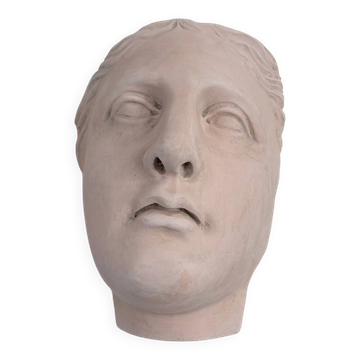 Sculpture murale visage de la Vénus de Milo en plâtre