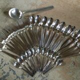 Old housewife in silver metal