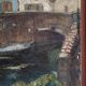 Vintage framed oil on canvas signed.