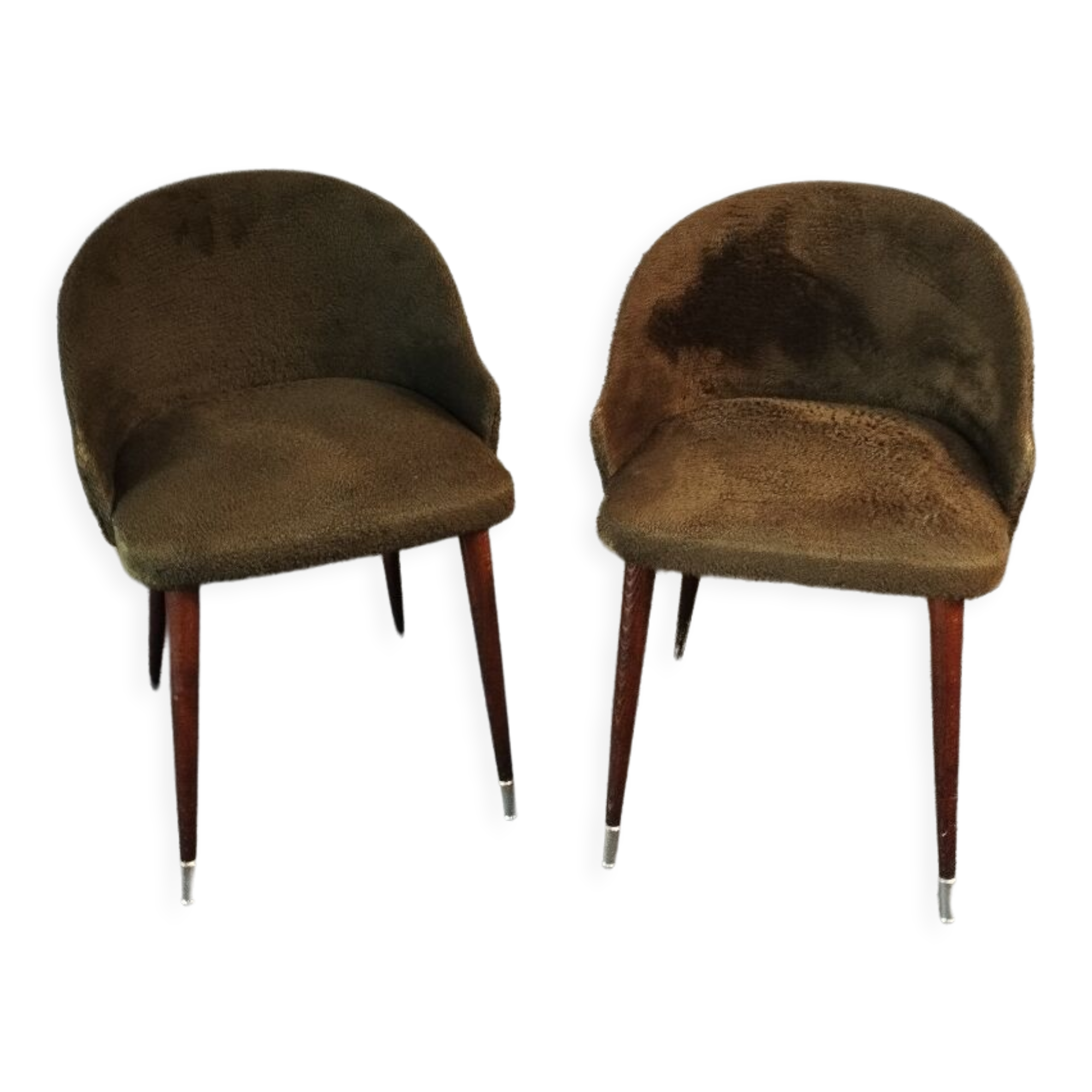 Chairs moumoute 60's