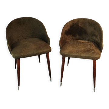 Chaises moumoute 60's