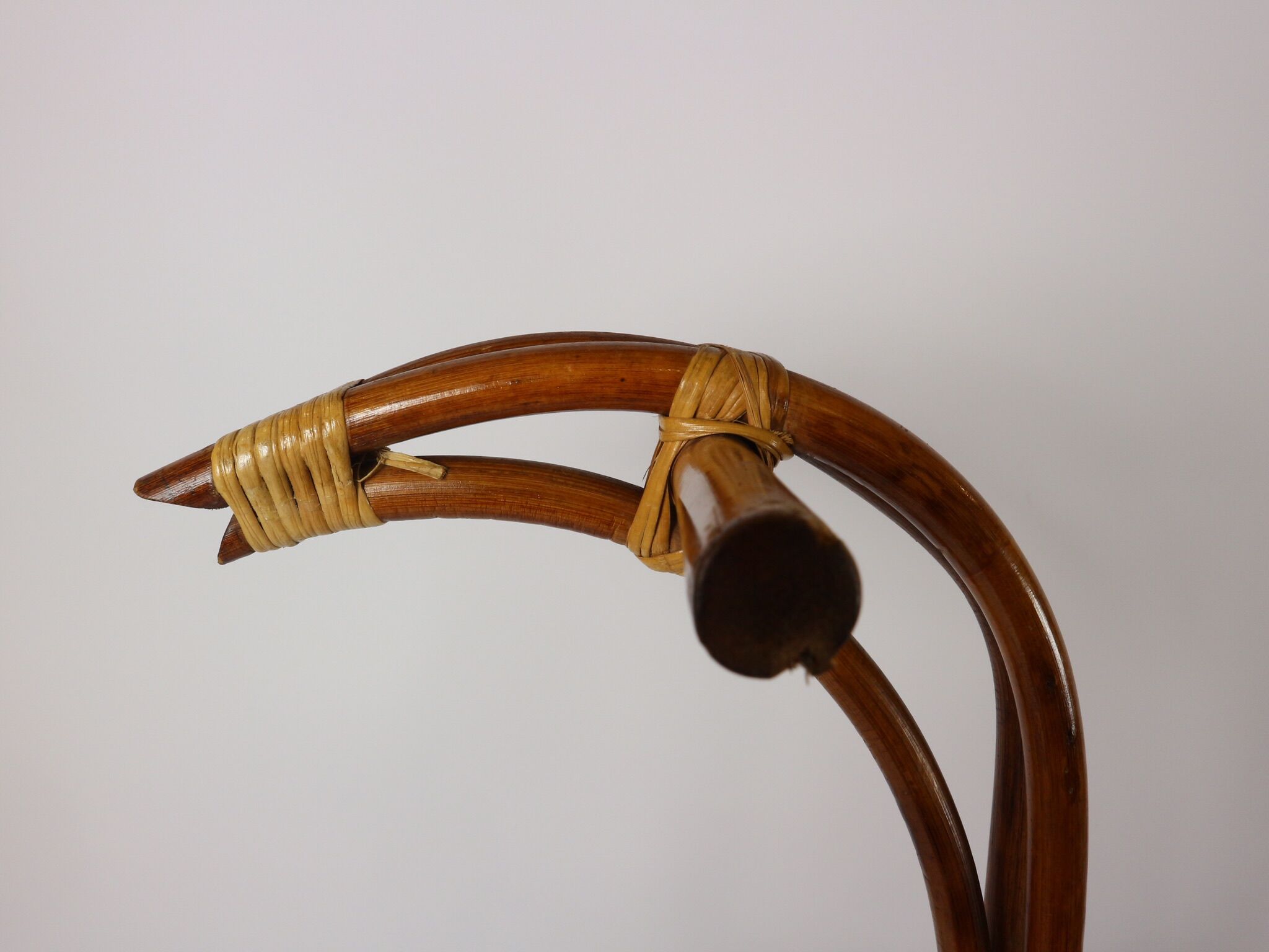 Rattan rocking horse, vintage