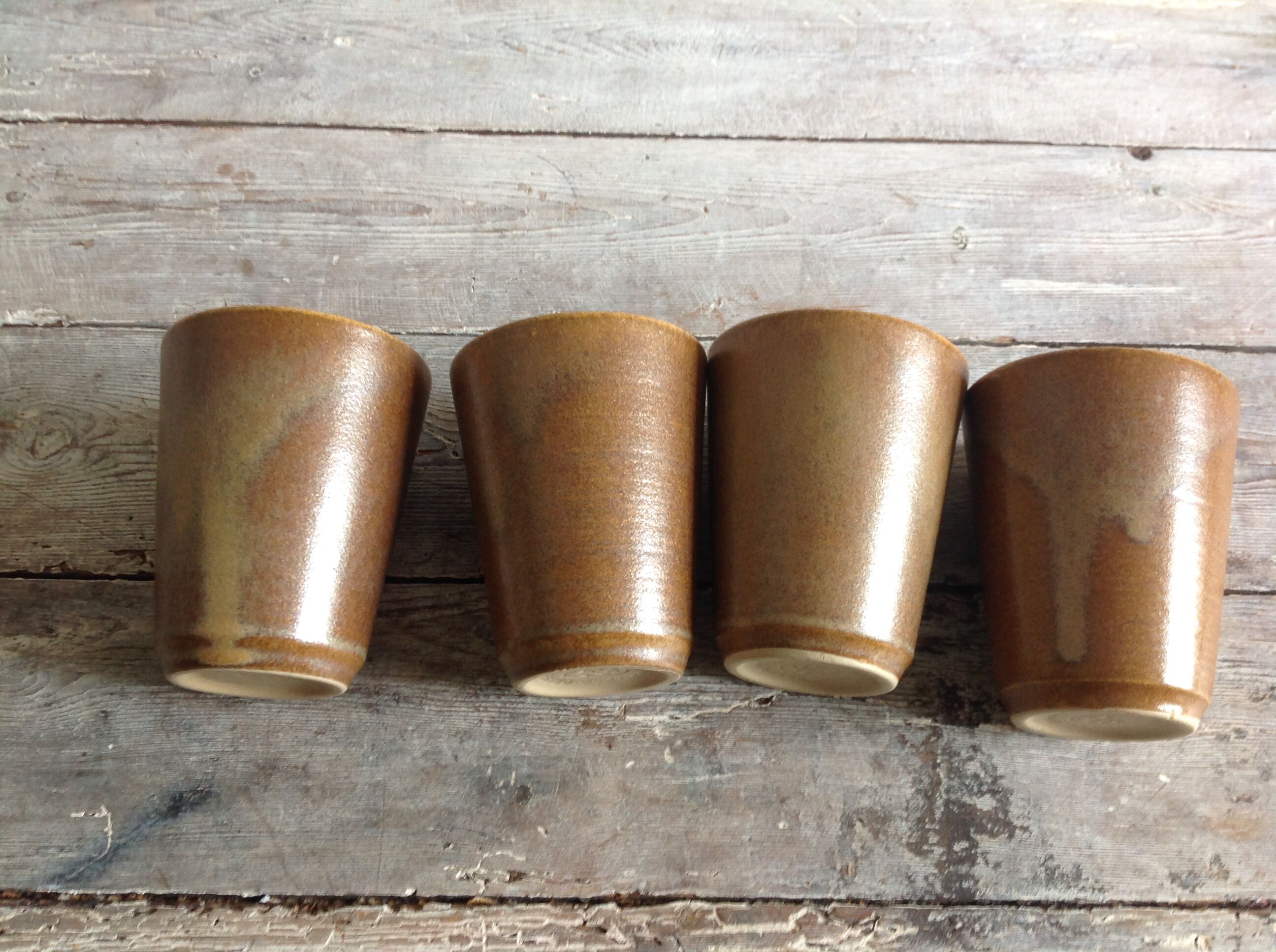 Sandstone cups