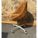 Fauteuil design pivotant années 70
