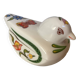Small bird pocket emptying ring holder butterflies and flowers