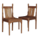 Rare Dutch Dutch side chairs by Alexander Kropholler, 1930s