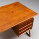 Svend Age Madsen freestanding desk in teak H.P. Hansen Denmark 1960