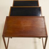 Ensemble de tables gigognes en teck de Kurt Østervig, Danemark, années 1960