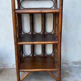 Rattan shelf