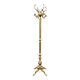 Porte-manteau classique en laiton antique
