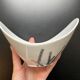 5 White and Silver Porcelain Bowls Made in France