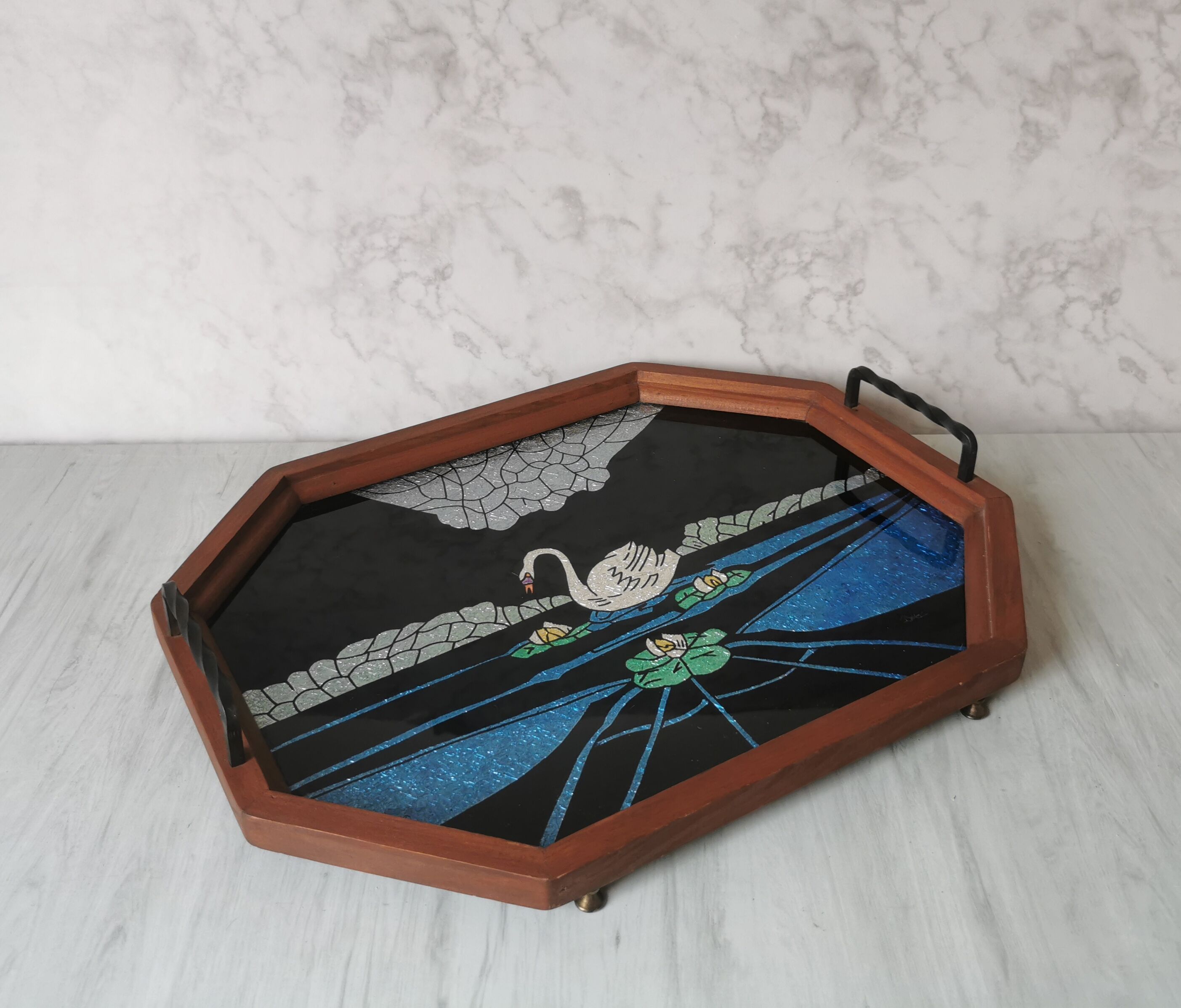 Vintage Swan Tray
