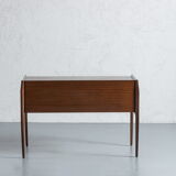 Vintage sleek mid-century desk by Gio Ponti for Dassi, Italy, 1960s