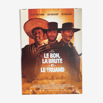 Affiche cinéma "Le bon, la brute et le truand" Clint Eastwood, Sergio Leone 40x60cm