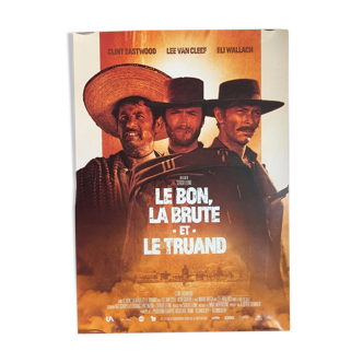 Affiche cinéma "Le bon, la brute et le truand" Clint Eastwood, Sergio Leone 40x60cm