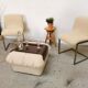 Pouf Gao by Jean Paul Laloy for Cinna vintage design 1970