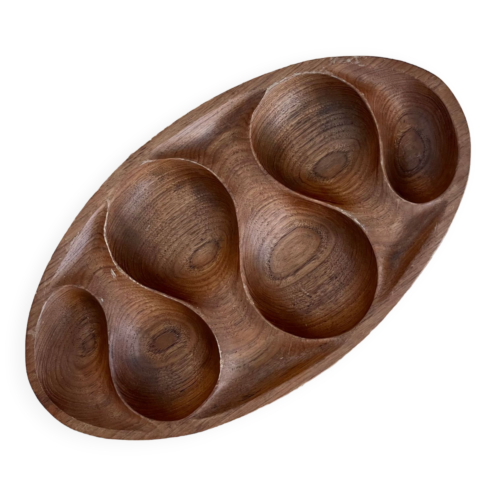 Brutalist wooden dish