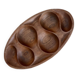 Brutalist wooden dish