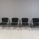 Vintage Dsc 106 Side Chairs By Giancarlo Piretti For Castelli, Set Of 4