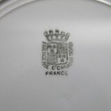 2 dessert plates Faïence d'Onnaing from Northern France