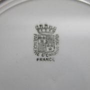 2 dessert plates Faïence d'Onnaing from Northern France