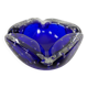 Blue Sommerso Murano Glass Ashtray, Italy, 1960s