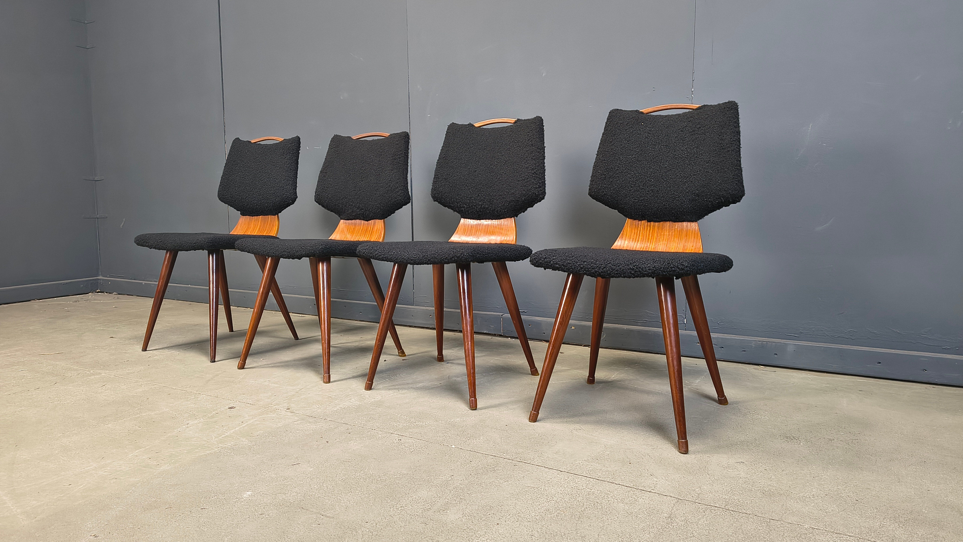 Mid-century Scandinavian dining chairs, 1960s