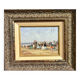 Francis CRISTS, Lively Beach, Oil On Canvas