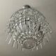 Bohemian crystal basket chandelier