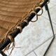 Tabouret en rotin et acier vintage par Raoul Guys pour Airborne, 1950