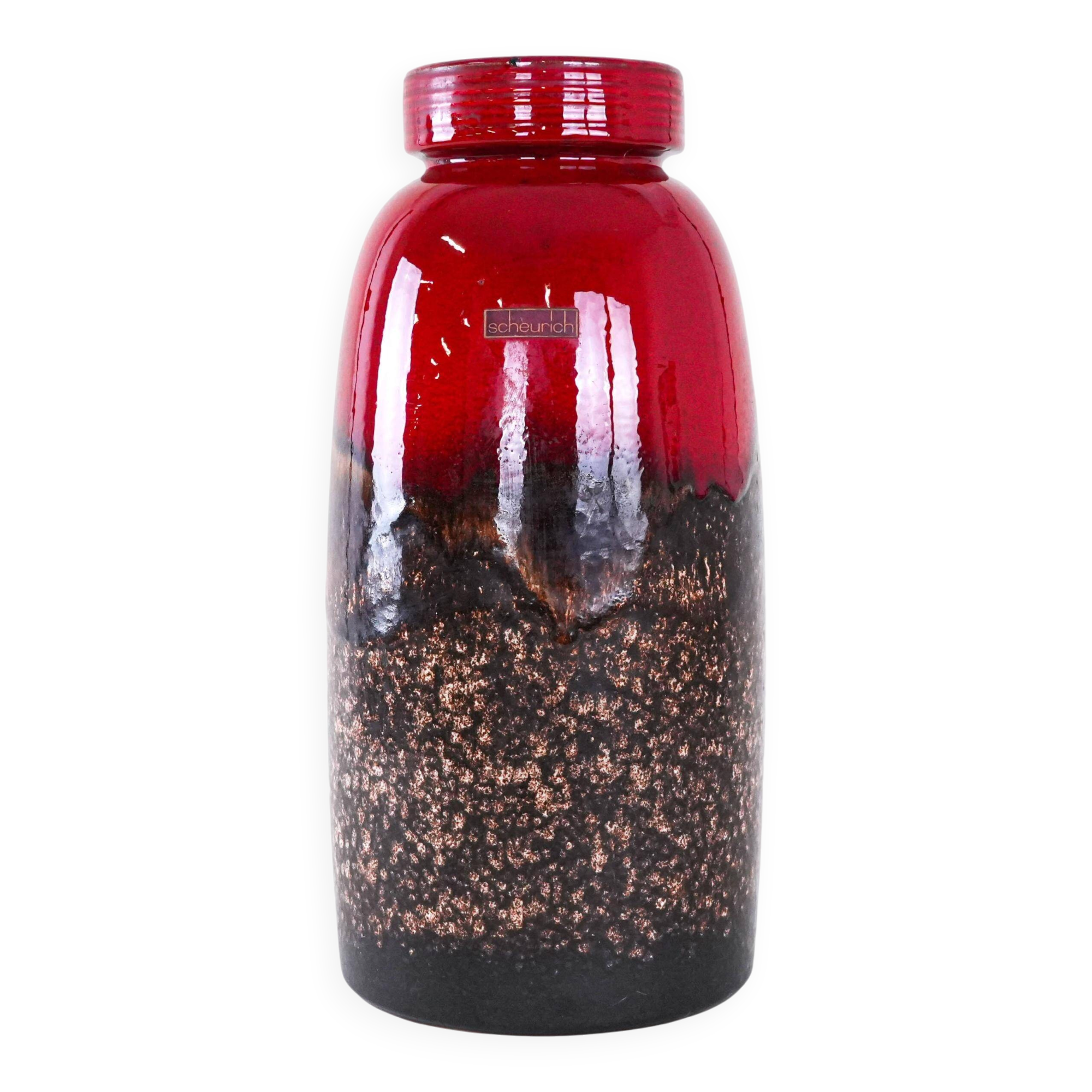 Ceramic vase, German design, 1960s, manufactured in West Germany, model 553