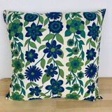 Vintage 70s flower cushion 47 x 47 cm