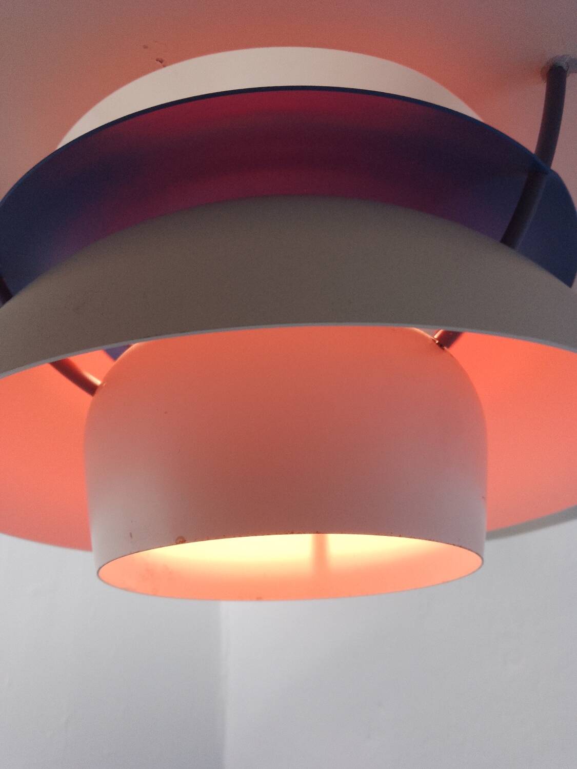 LOUIS POULSEN PH 5 Lustre  1970 DANISH design Space Age VOIR DESCRIPTIF