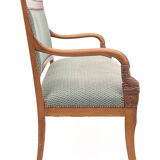 Fabric carved bench, 1930