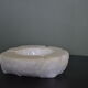 White onyx ashtray