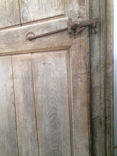 Antique door in solid oak