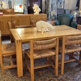 Massive oiled elm enfilade maison regain 1970