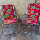 Pair of camping chairs