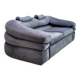Velvet two seater 'Straccio', by De Pas, D'Urbino, Lomazzi