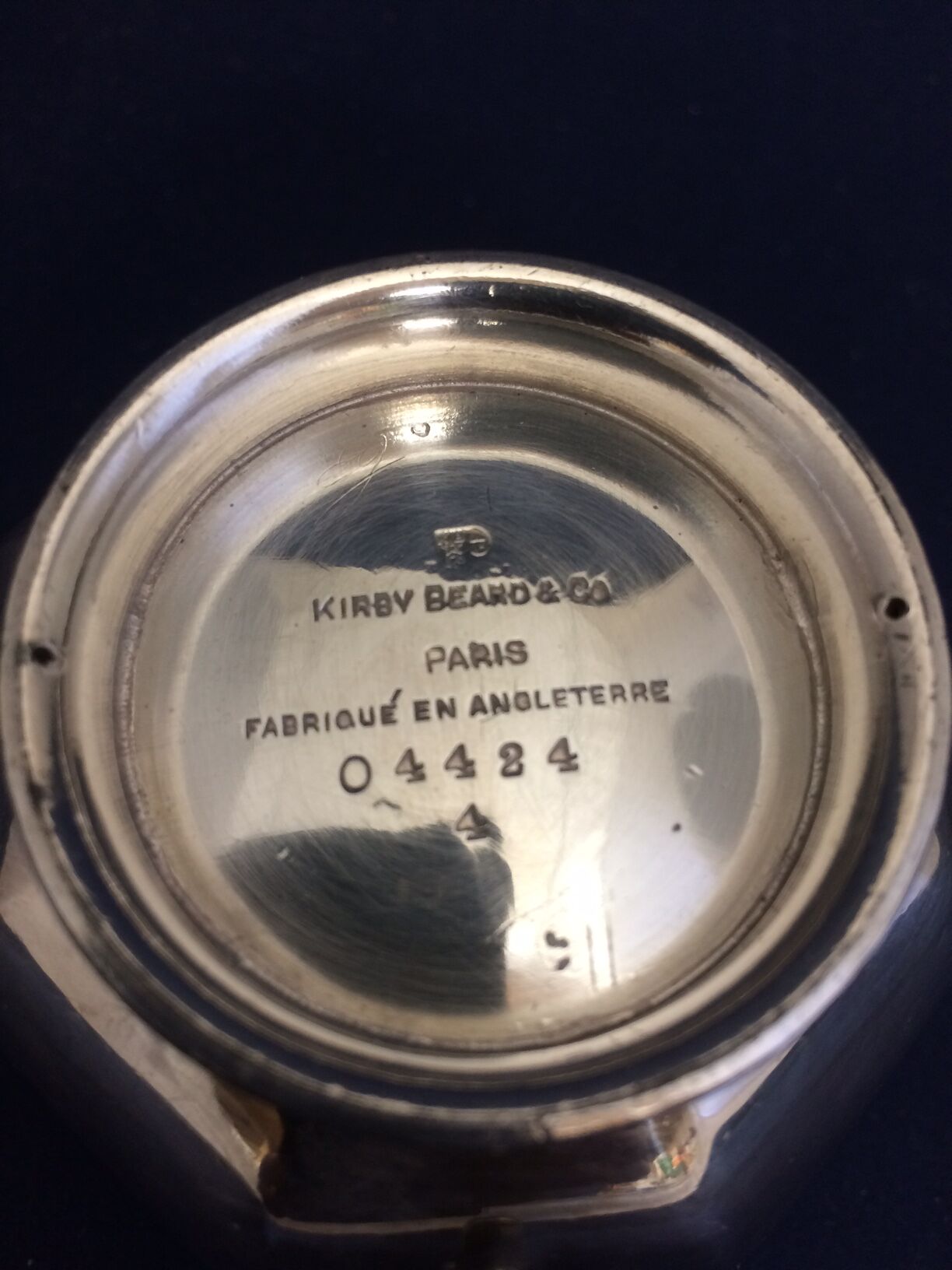 Art deco silver metal milk pot